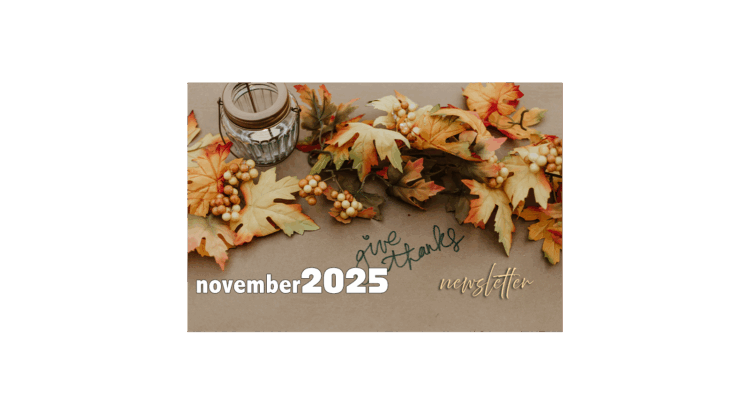 November 2025 Newsletter